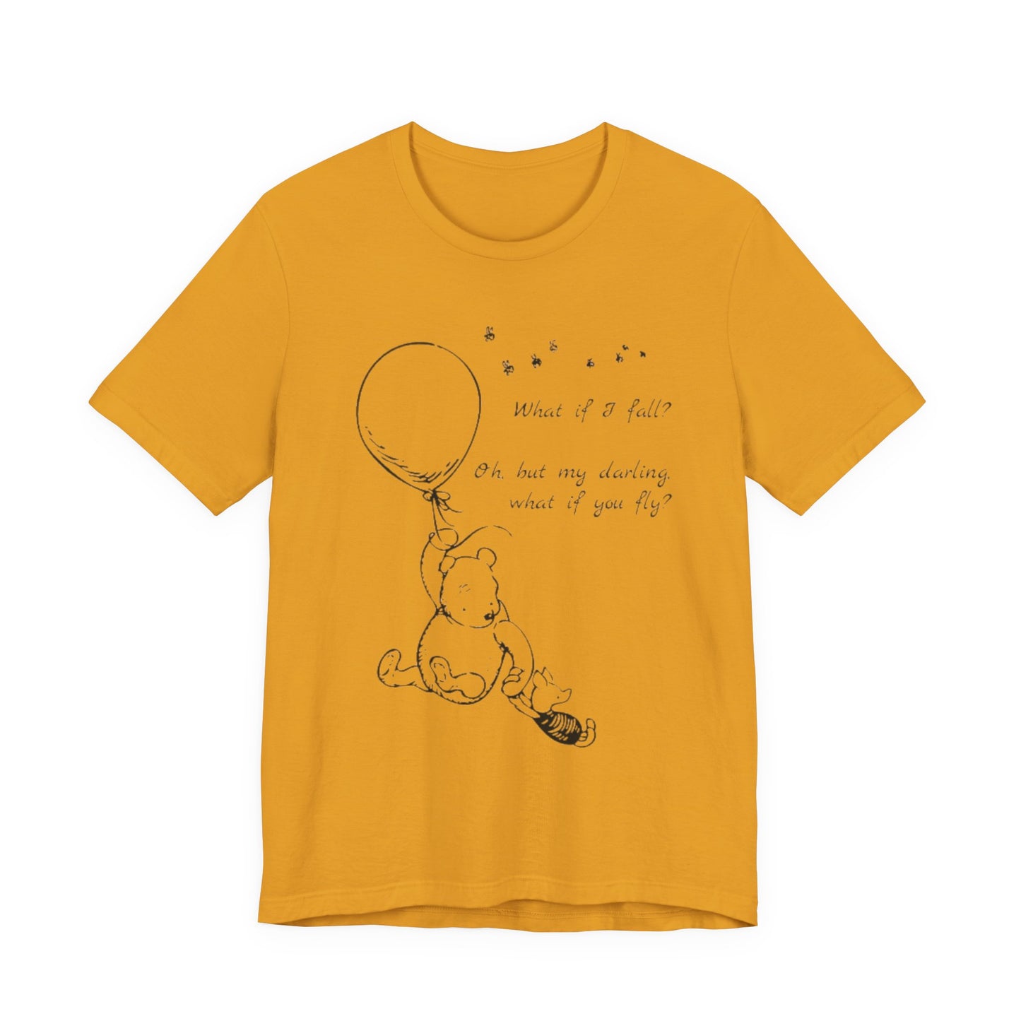 Winnie the Pooh Balloon Sketch Tee - Erin Hanson Quote