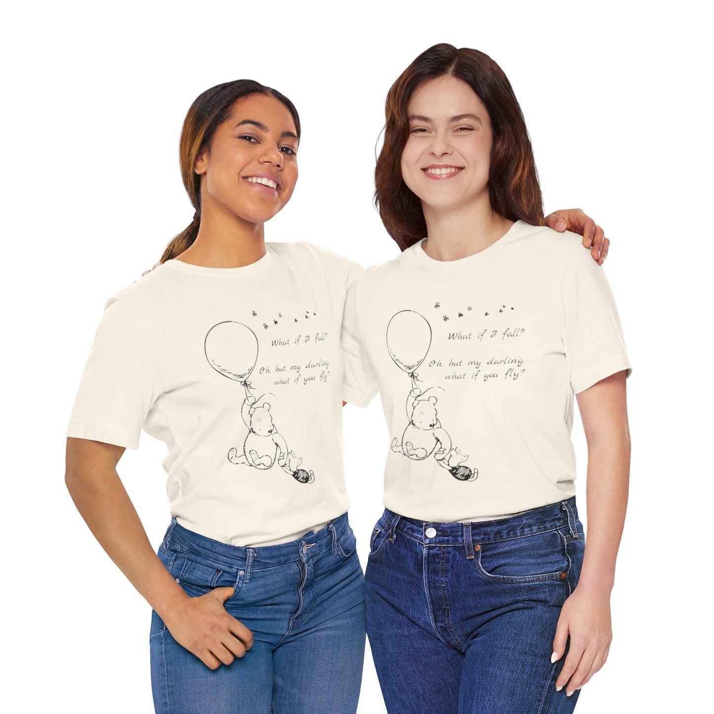 Winnie the Pooh Balloon Sketch Tee - Erin Hanson Quote