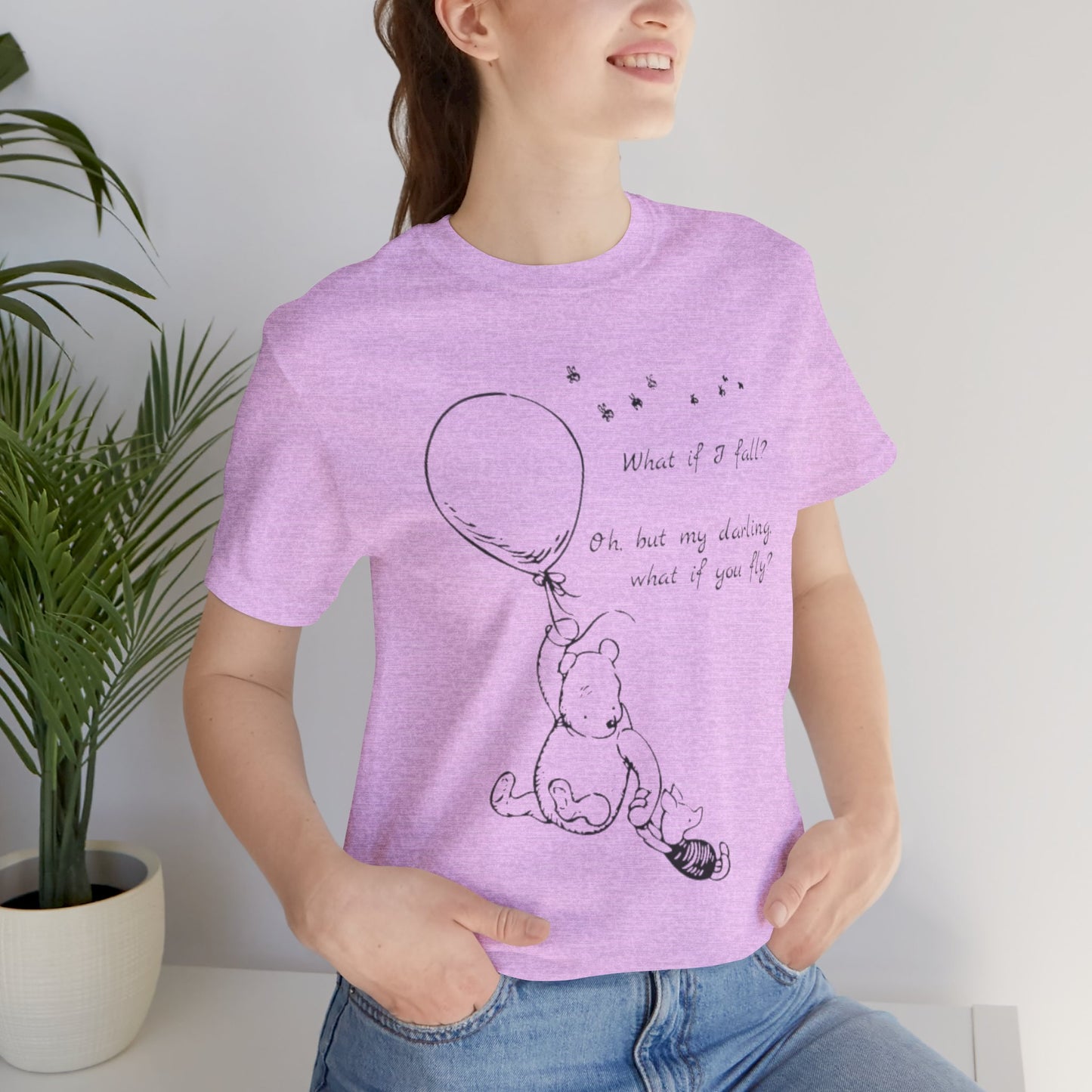 Winnie the Pooh Balloon Sketch Tee - Erin Hanson Quote