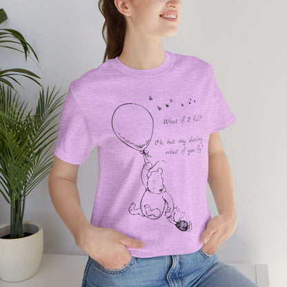 Winnie the Pooh Balloon Sketch Tee - Erin Hanson Quote