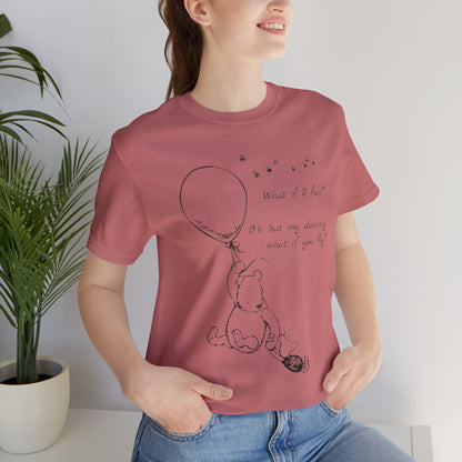 Winnie the Pooh Balloon Sketch Tee - Erin Hanson Quote