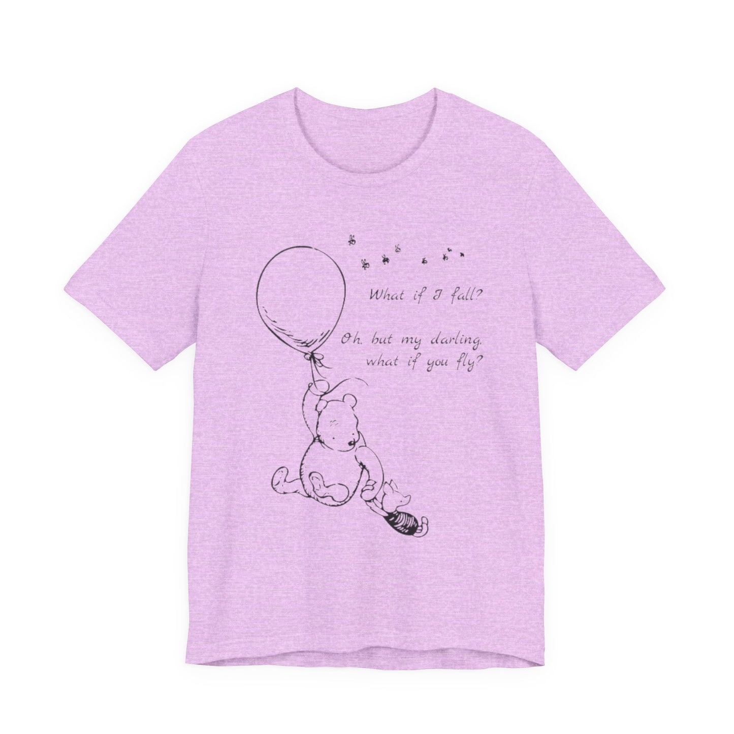 Winnie the Pooh Balloon Sketch Tee - Erin Hanson Quote