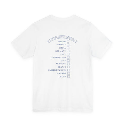 Making Pour Decisions Epcot Tee – Cocktail Drinking Around the World Checklist T‑Shirt