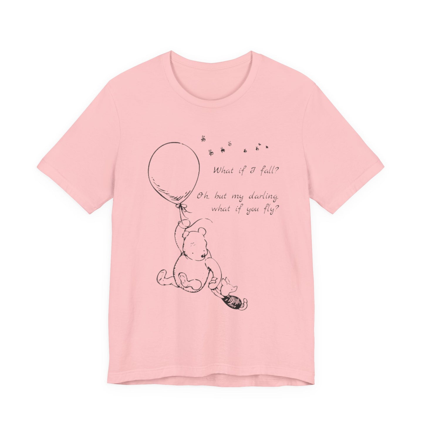 Winnie the Pooh Balloon Sketch Tee - Erin Hanson Quote