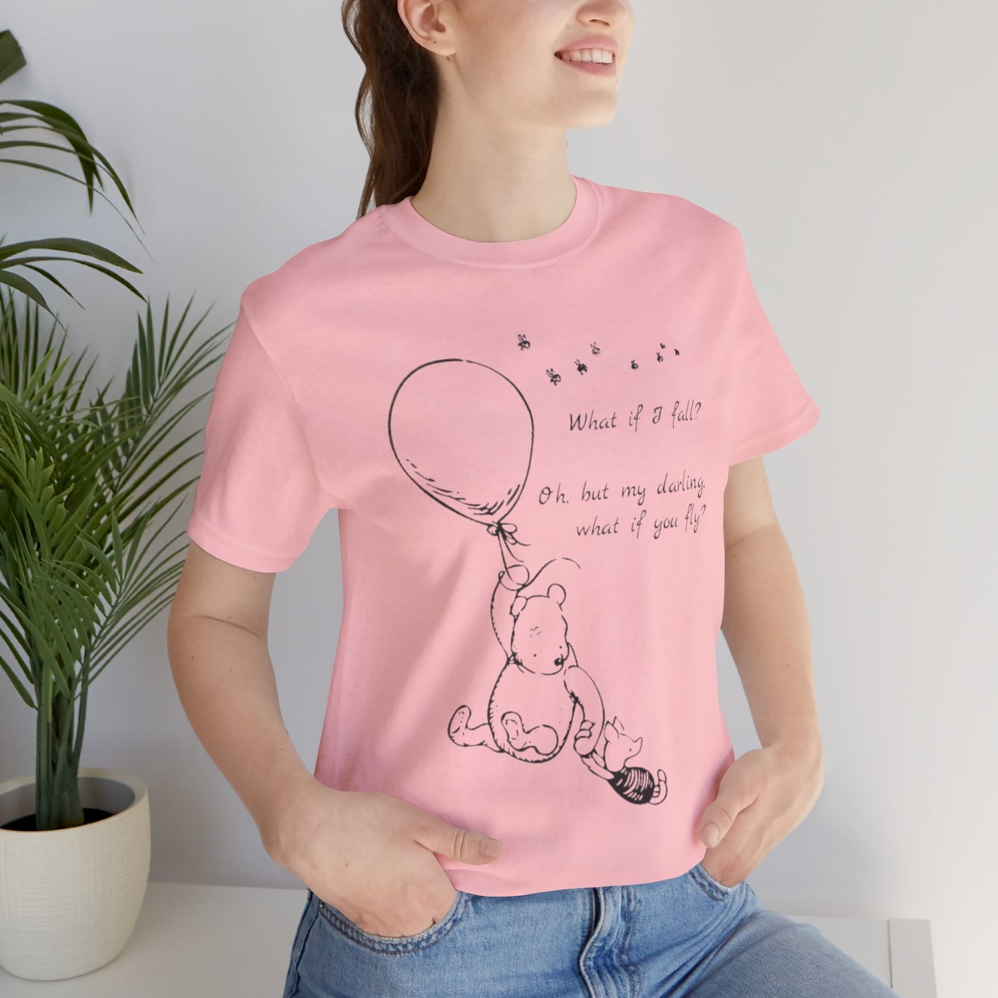 Winnie the Pooh Balloon Sketch Tee - Erin Hanson Quote