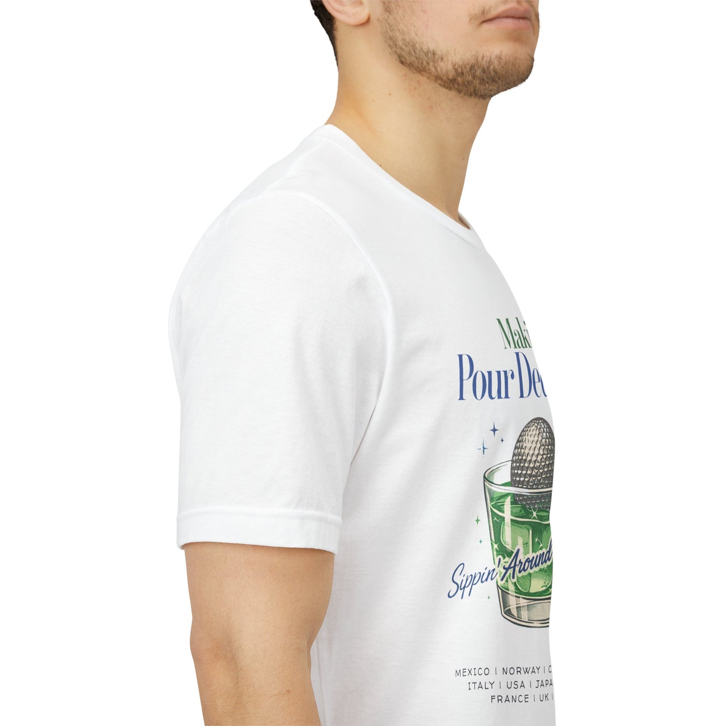 Disney Epcot Inpired Making Pour Decisions Tee — Cocktail Epcot Ball Design