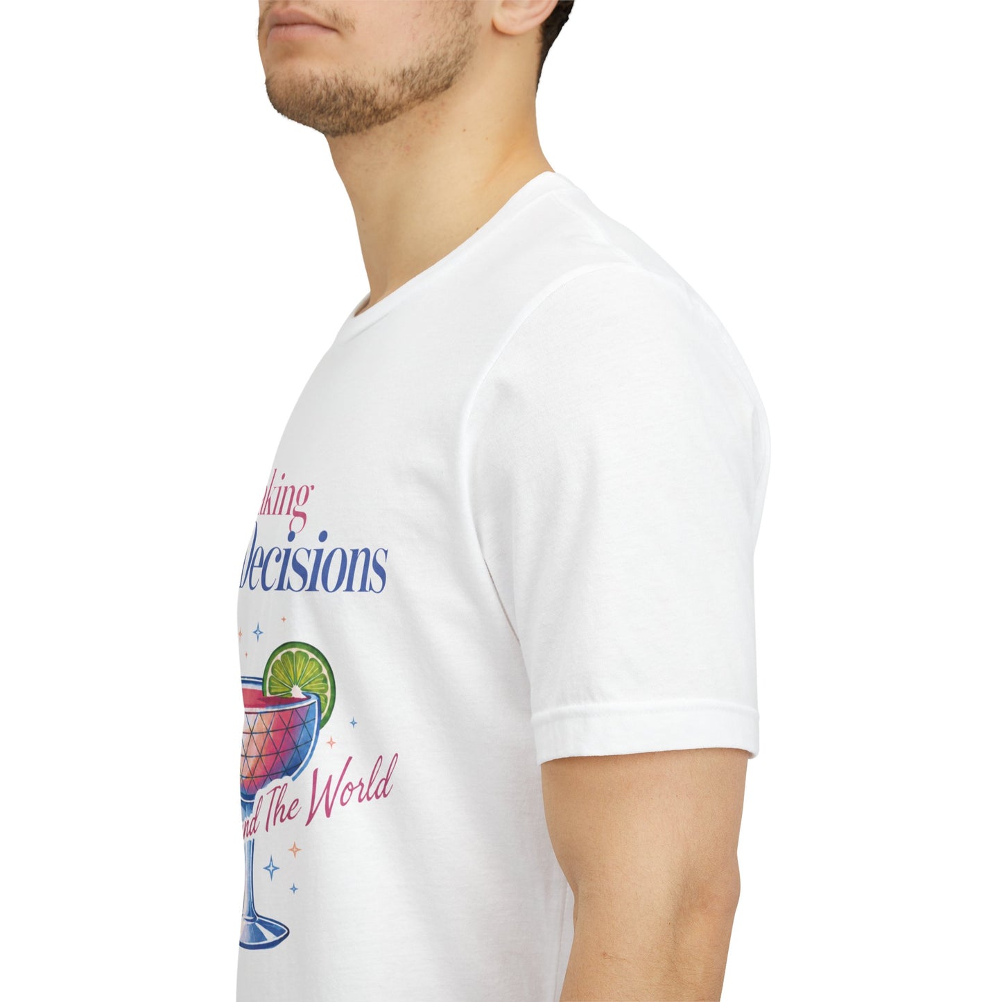 Making Pour Decisions Epcot Tee – Cocktail Drinking Around the World Checklist T‑Shirt