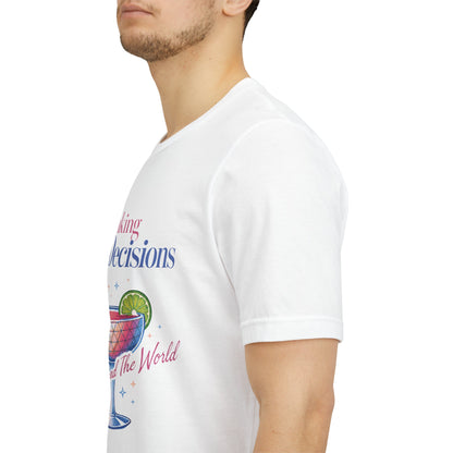 Making Pour Decisions Epcot Tee – Cocktail Drinking Around the World Checklist T‑Shirt