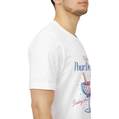Making Pour Decisions Epcot Tee – Cocktail Drinking Around the World Checklist T‑Shirt