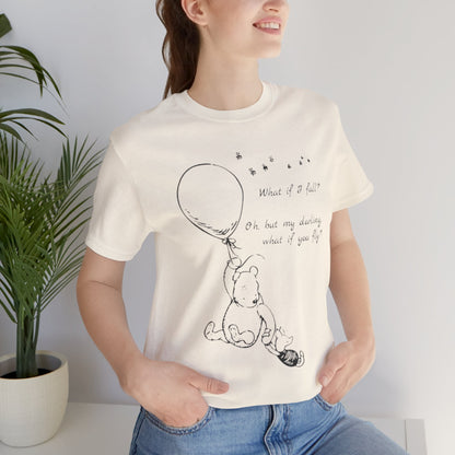 Winnie the Pooh Balloon Sketch Tee - Erin Hanson Quote