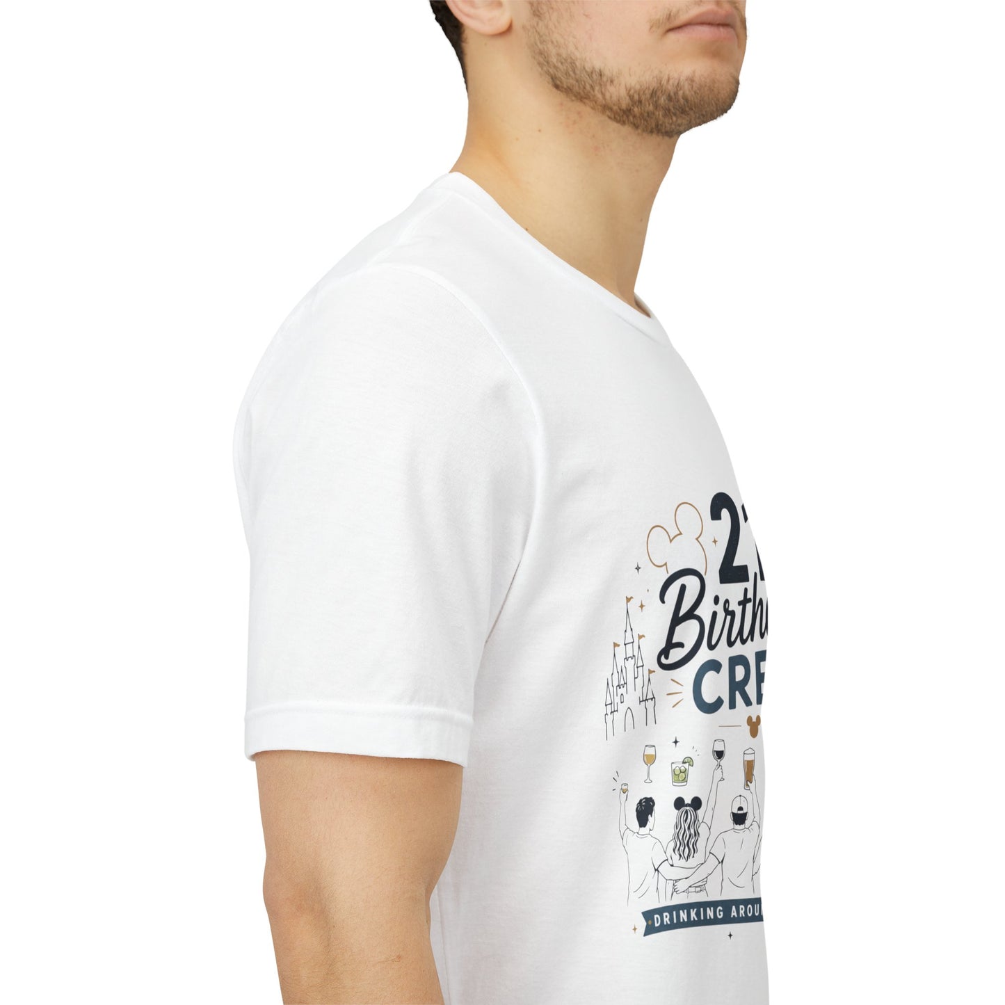 21st Birthday Crew Tee — Drinking Around The World Disney Epcot Shirt