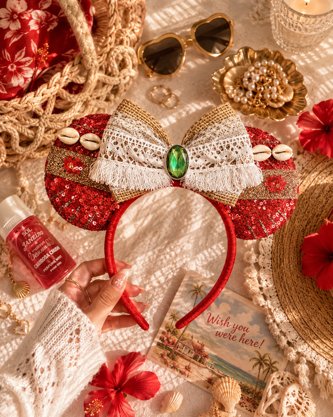 Red Moana Inspired Ears