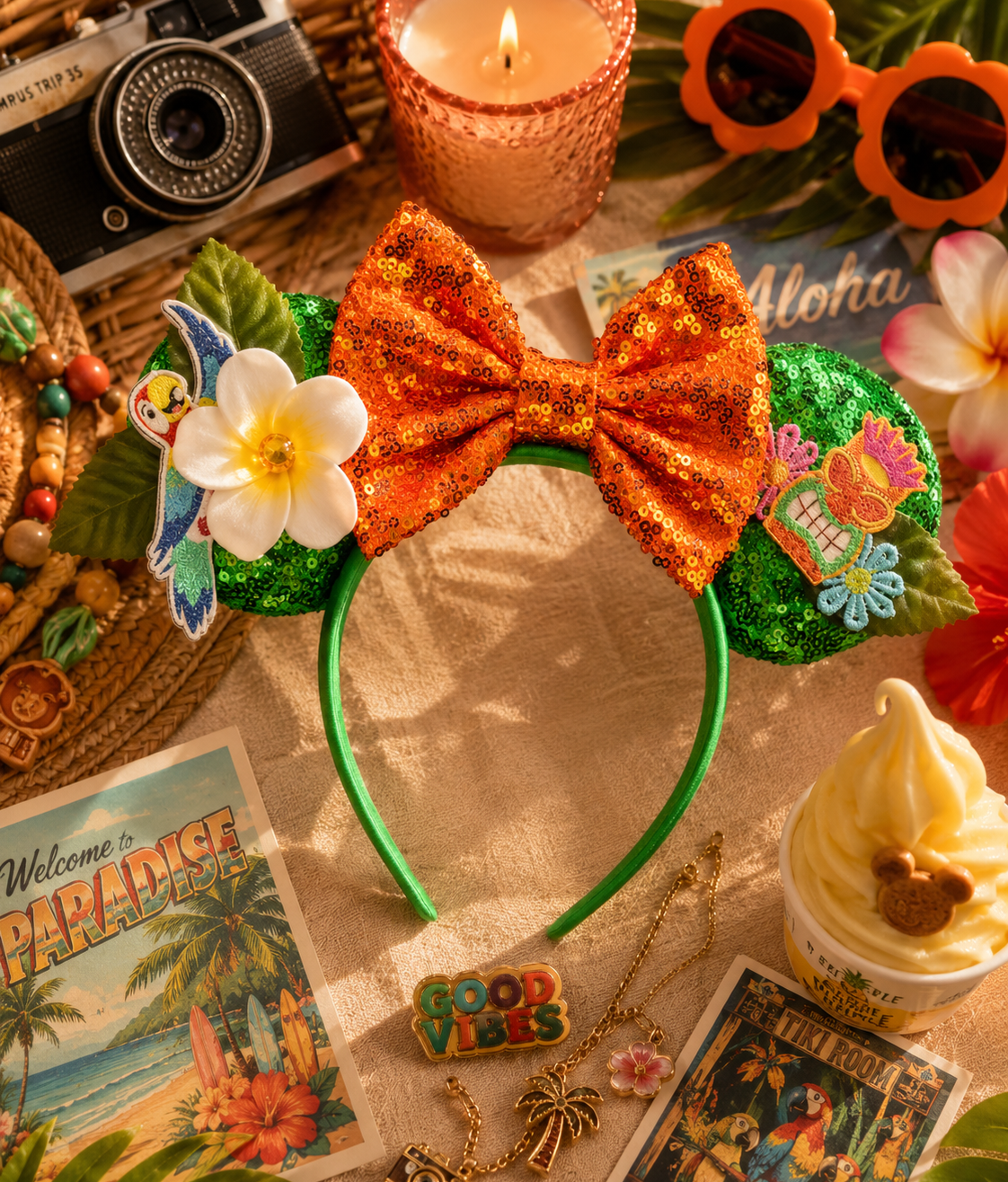 Polynesian Inspired Ears