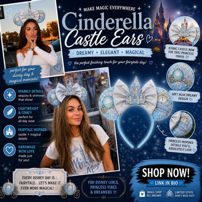 Cinderella Princess Inspired Ears
