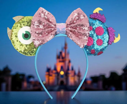 Monster's Inc Sulley & Mike Wazowski Inspired Ears