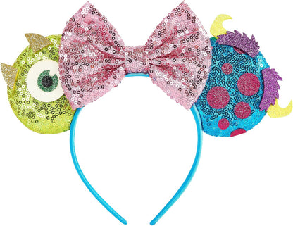 Monster's Inc Sulley & Mike Wazowski Inspired Ears