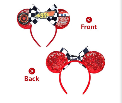 Lightning McQueen Cars Inspired Ears
