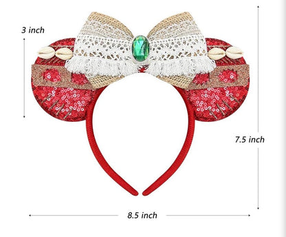 Red Moana Inspired Ears