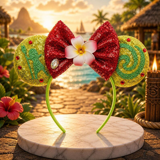 Green Moana Inpired Ears