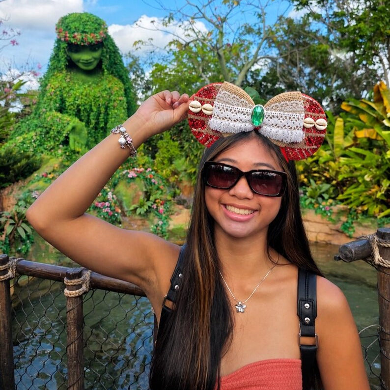 Red Moana Inspired Ears